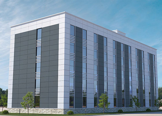 Q355B Geschweißtes Gewerbegebäude Vorgefertigte Bürogebäude