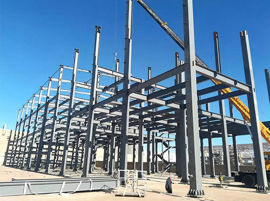 Schnelle Installation Fertigwerk Metallgebäude Farbe Beschichtung Verzinkung