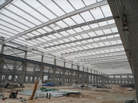 Q355 Vorgefertigtes Gebäude Bauweise Metallrahmen Verzinktes Gemaltes