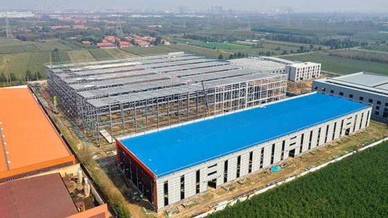 Beschichtete galvanisierte Fertigbauten Q235B Fertigstahllagerwerkstatt