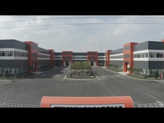 Herstellung von Stahlkonstruktionen mit mehreren Spannen.